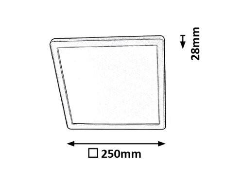 Lambert,fürd,LED 15W,25x25,IP44,ezüst