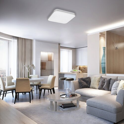 Oscar,menny,LED 36W,53x53,fehér,króm