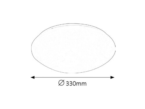 Lucas beép.LED 18W D33 fehér IP44