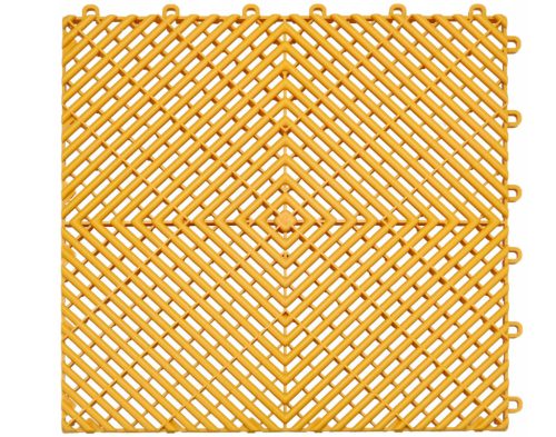 Moduláris garázspadló  polipropilén (PP) 40x40x1,8cm - sárga