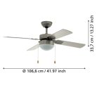 GELSINA Mennyezeti ventilátor