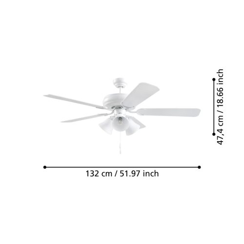 LAS PALMAS Ventilátoros lámpa
