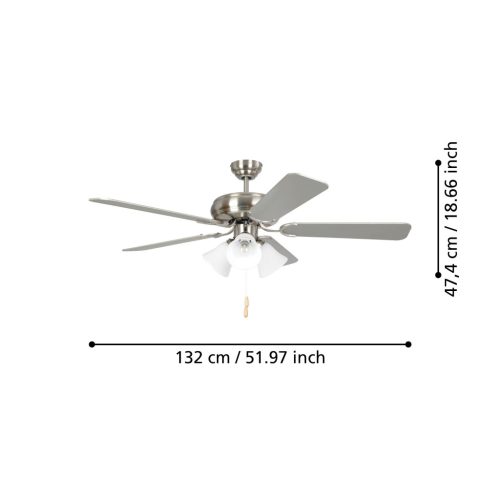 LAS PALMAS Ventilátoros lámpa