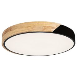 Maple, beltéri, mennyezeti ,LED 24W,fa/fekete,D42cm