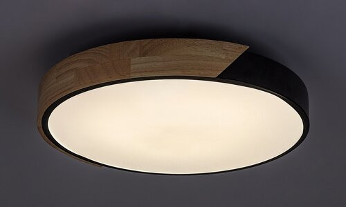 Maple, beltéri, mennyezeti ,LED 24W,fa/fekete,D42cm