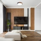 Maple, beltéri, mennyezeti ,LED 24W,fa/fekete,D42cm