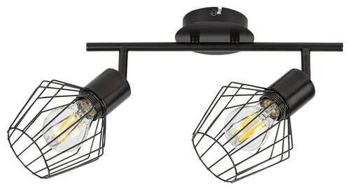 Belano, beltéri Spot, E27 2x MAX 40W,fekete