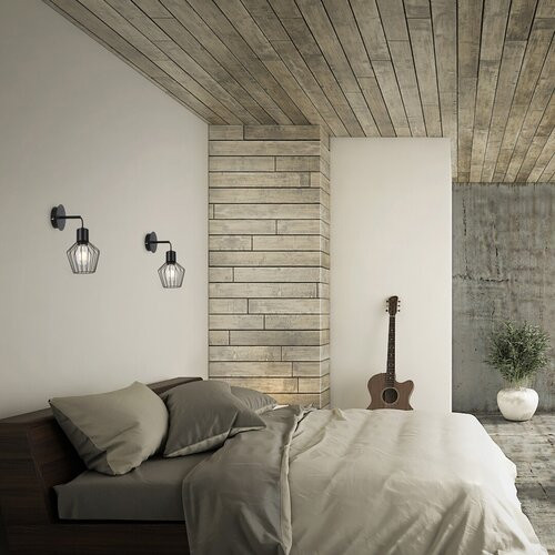 Belano, beltéri Fali, E27 1x MAX 40W,fekete