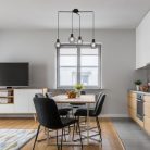 Belano, beltéri függőlámpa E27 4x MAX 40W,fekete