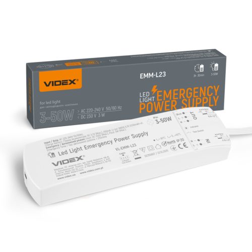 VIDEX VL-EMM-L23 LED vészhelyzeti tápegység