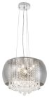 Ninelle, beltéri függőlámpa G9 6x MAX 40W,króm
