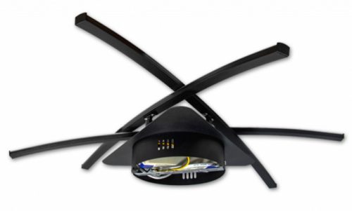 MasterLED Modena Loria 29 W-os ø62 cm natúr fehér fekete LED mennyezeti lámpa