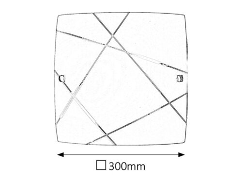 Phaedra mennyezeti 300x300 E27 60W fehér