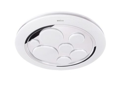 Strühm Drops 48 W-os ø490 mm szabályozható színhőmérsékletű mennyezeti lámpa IP44-es védettségű