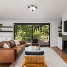 Athen mennyezeti D37 E27 2x60W matt fekete