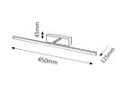 Picture slim kép megvil.fix, LED 8W króm