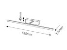 Picture slim kép megvil.fix LED 12W króm