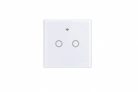 MasterLED Fehér üveg WIFI-s érintő villanykapcsoló (105+N)