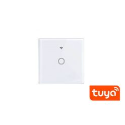   MasterLED Fehér üveg WIFI-s érintő villanykapcsoló(101+N)