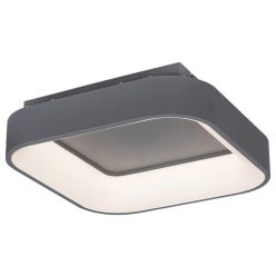 Adeline, beltéri, mennyezeti .LED 28W,szürke,szögletes 