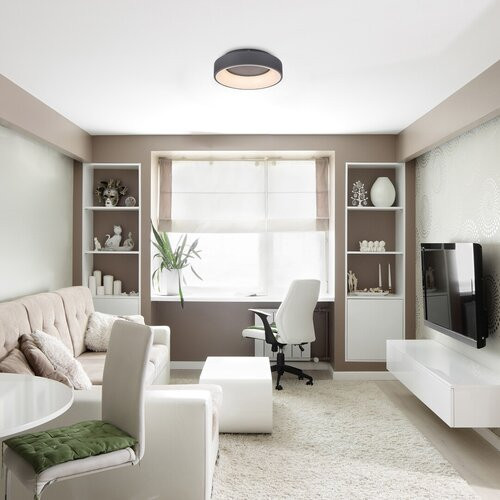 Adeline, beltéri, mennyezeti .LED 24W,szürke,kerek