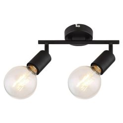 Lamar, beltéri Spot, E27 2x MAX 40W,m.fekete