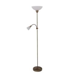 Pearl classic álló E27 60W+E14 40W bronz