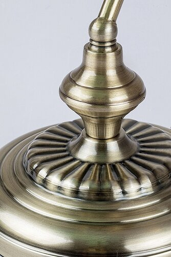 Bank asztali lámpa, E27 60W, bronz