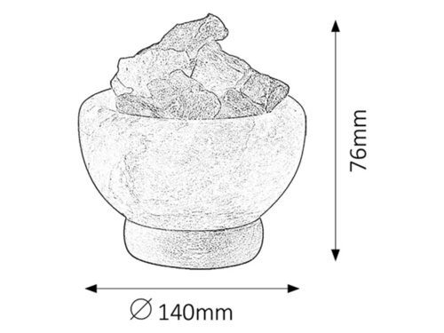 Fuji sólámpa E14 15W ~2,6 kg