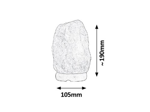Rock sólámpa E14 1x15W 1~2kg
