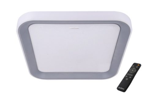 Strühm Ariel 48 W-os 505x505 mm négyzet alakú távirányítós mennyezeti lámpa IP44-es védettségű