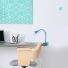 Jeff csiptetős asztali LED 4,5W,kék
