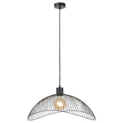 Iduna, beltéri függőlámpa E27 1x MAX 60W,m.fekete
