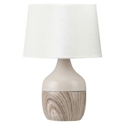 Yvette asztali E14 max 40W bézs/fehér