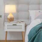 Yvette asztali E14 max 40W bézs/fehér