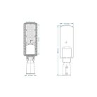 MasterLED Ox LED 150 W-os utcai lámpa