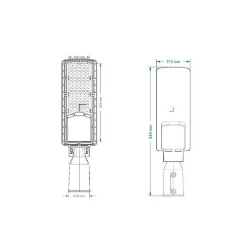 MasterLED Ox LED 150 W-os utcai lámpa