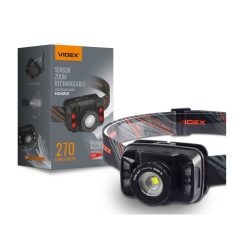   Videx LED Fejlámpa natúrfehér újratölthető akkumulátorral H045Z