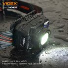 Videx LED Fejlámpa natúrfehér újratölthető akkumulátorral H045Z