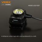 Videx LED Fejlámpa natúrfehér újratölthető akkumulátorral H035C