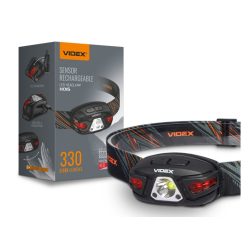   Videx LED Fejlámpa natúrfehér újratölthető akkumulátorral H015