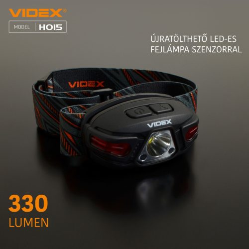 Videx LED Fejlámpa natúrfehér újratölthető akkumulátorral H015