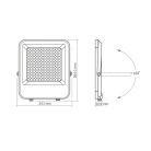 Videx Davis 100 W-os 5000K 13 000lm LED reflektor