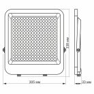 Videx Davis 200 W-os 5000K 24 000lm  LED reflektor