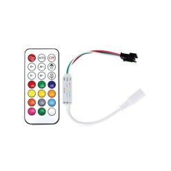   LEDmaster Prémium Long digitális ledszalag RGB vezérlő 21 gombos fehér távirányítóval