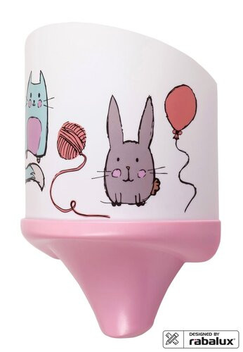 Cathy wall light, macska és nyúl mintás