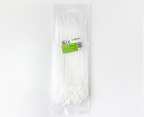 EcoLight Kábelkötegelő OK-36200W 3 6x200 mm fehér 100 db-os kiszerelés