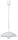 Round függ D40 E27 60W, rollys, fehér