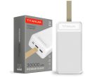 Videx TITANUM power bank fehér színű 30000mAh TPB-914