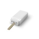 Videx TITANUM power bank fehér színű 30000mAh TPB-914